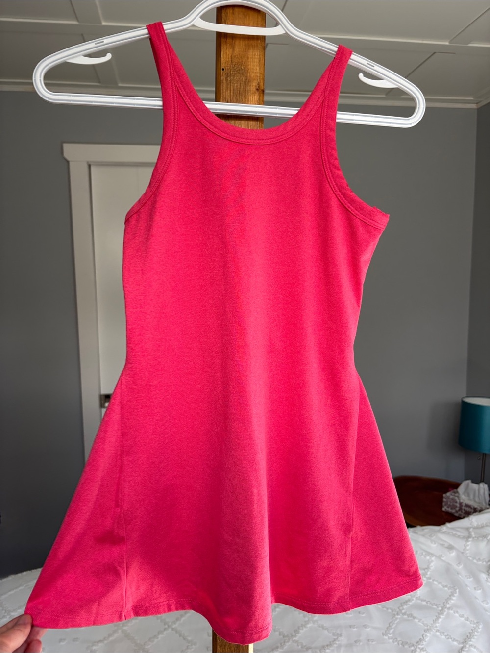 Sleeveless Athletic Dress with built in shorts
